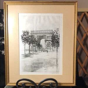 “ The Arc de Triomphe in Paris”. by Henri Le Riche